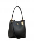 COACHコーチ）の古着「スモールタウンバケットバッグ」｜ブラック