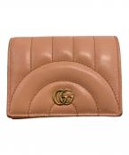 GUCCIグッチ）の古着「GG MARMONT コンパクトウォレット」｜ピンク