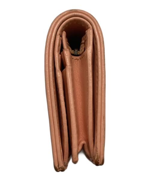 GUCCI（グッチ）GUCCI (グッチ) GG MARMONT コンパクトウォレット ピンクの古着・服飾アイテム