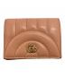 GUCCI（グッチ）の古着「GG MARMONT コンパクトウォレット」｜ピンク