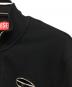 中古・古着 DIESEL (ディーゼル) Dロゴ スタンドネック コットン 長袖 ブルゾン ブラック サイズ:S：15000円