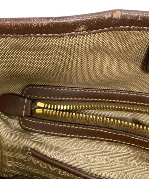 PRADA（プラダ）PRADA (プラダ) 2WAYショルダーバッグ ベージュの古着・服飾アイテム