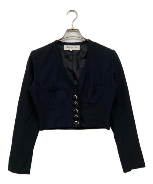 Christian Dior BOUTIQUE（クリスチャン ディオールブティック）Christian Dior BOUTIQUE (クリスチャン ディオールブティック) オールドビッグボタンセットアップ ブラック サイズ:38の古着・服飾アイテム