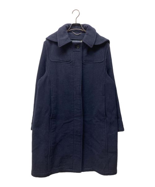 BURBERRY LONDON（バーバリーロンドン）BURBERRY LONDON (バーバリーロンドン) ノヴァチェックライニング フーデッドコート ネイビー サイズ:XLの古着・服飾アイテム