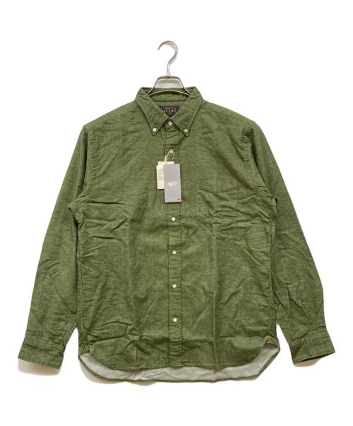 BEAMS PLUS（ビームスプラス）BEAMS PLUS (ビームスプラス) BD F FLANNEL グリーン サイズ:XLの古着・服飾アイテム