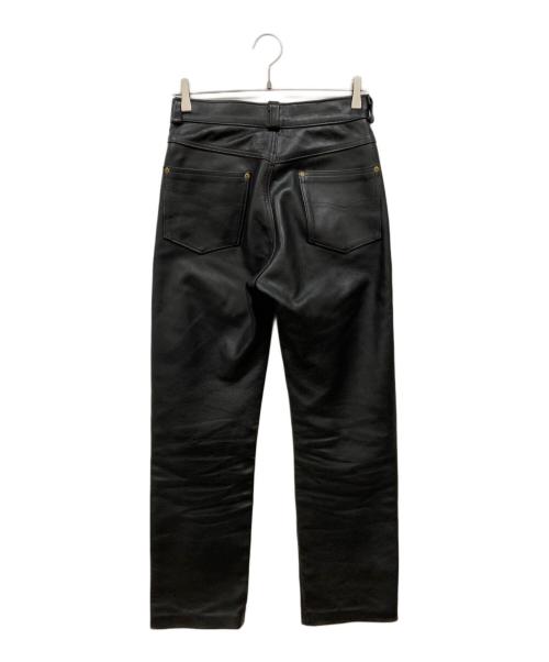 Schott（ショット）Schott (ショット) レザーパンツ ブラック サイズ:28の古着・服飾アイテム