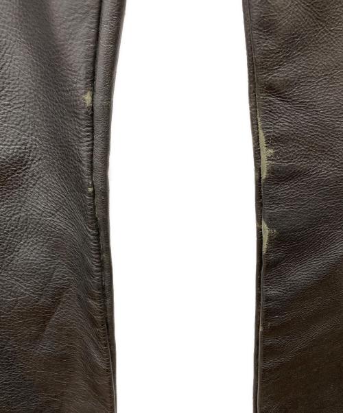 Schott（ショット）Schott (ショット) レザーパンツ ブラック サイズ:28の古着・服飾アイテム