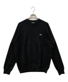 LACOSTE LIVE（ラコステライブ）の古着「ニット」｜ブラック