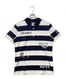 PEARLY GATES（パーリーゲイツ）の古着「ポロシャツ」｜ネイビー