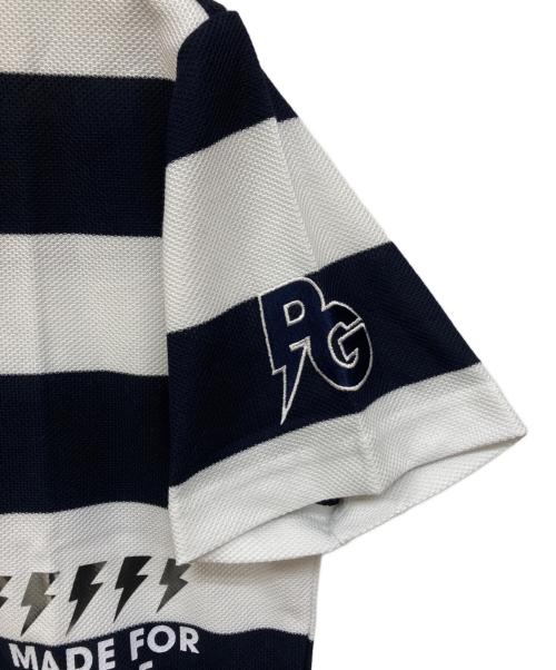 PEARLY GATES（パーリーゲイツ）PEARLY GATES (パーリーゲイツ) ポロシャツ ネイビー サイズ:6の古着・服飾アイテム