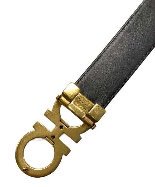 Salvatore Ferragamo（サルヴァトーレ フェラガモ）Salvatore Ferragamo (サルヴァトーレ フェラガモ) ガンチーニベルト ブラックの古着・服飾アイテム
