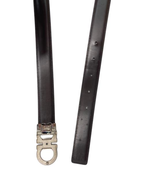 Salvatore Ferragamo（サルヴァトーレ フェラガモ）Salvatore Ferragamo (サルヴァトーレ フェラガモ) ガンチーニロゴベルト ネイビーの古着・服飾アイテム