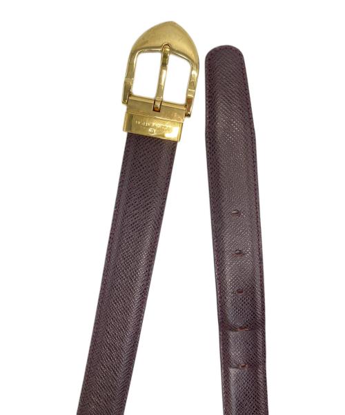LOUIS VUITTON（ルイ ヴィトン）LOUIS VUITTON (ルイ ヴィトン) タイガベルト ワインレッドの古着・服飾アイテム