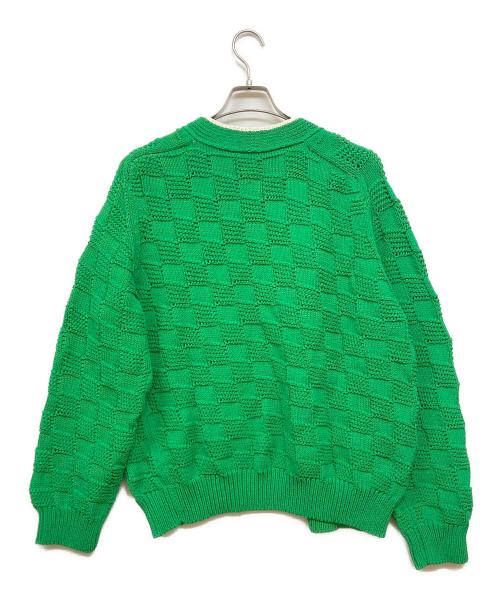 BOTTEGA VENETA（ボッテガベネタ）BOTTEGA VENETA (ボッテガベネタ) インテルシアトカーディガン グリーン サイズ:XL 未使用品の古着・服飾アイテム