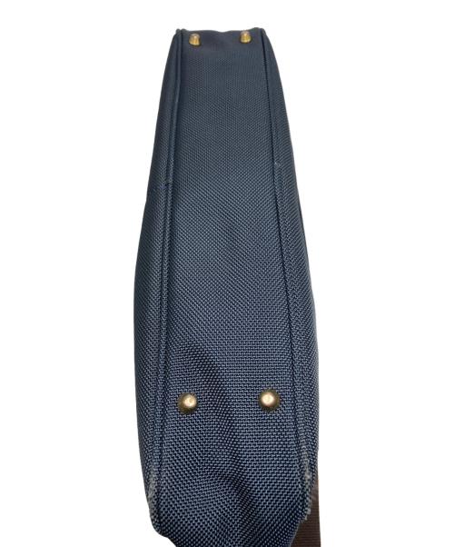 wonder baggage（ワンダーバゲージ）WONDER BAGGAGE (ワンダーバゲージ) GOODMANS ブリーフケース ネイビー×ブラウンの古着・服飾アイテム