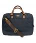 WONDER BAGGAGE（ワンダーバゲージ）の古着「GOODMANS ブリーフケース」｜ネイビー×ブラウン