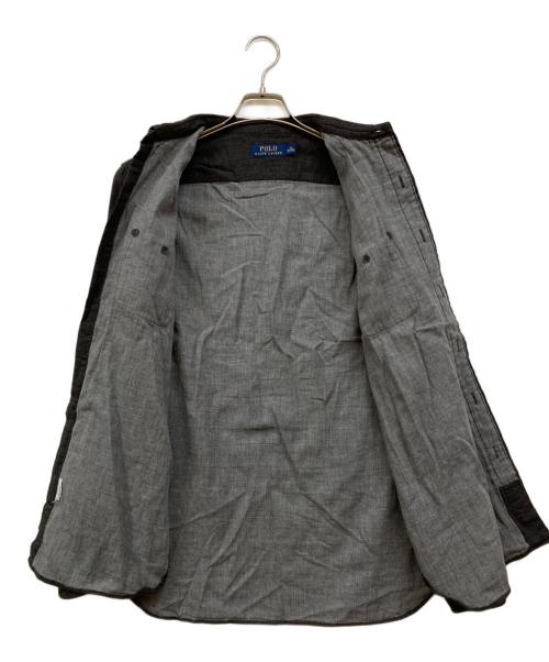 POLO RALPH LAUREN（ポロ・ラルフローレン）POLO RALPH LAUREN (ポロ・ラルフローレン) ワークシャツ ブラック サイズ:Mの古着・服飾アイテム
