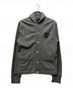 POLO RALPH LAURENポロ・ラルフローレン）の古着「POLOパッチ ショールカラーカーディガン」｜グレー