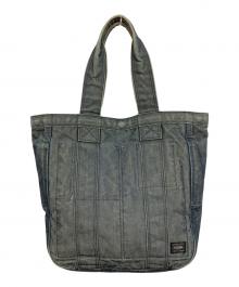 PORTER（ポーター）の古着「DEEPER トートバッグ」｜インディゴ