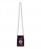 Hysteric Glamourヒステリックグラマー）の古着「SATISFACTION メタルメッシュサコッシュ」｜ブラック