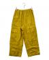 中川政七商店（ナカガワマサシチショウテン）の古着「麻の高密度織 タックパンツ」｜イエロー
