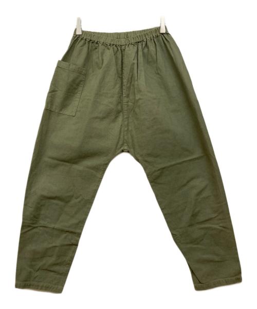 中川政七商店（ナカガワマサシチショウテン）中川政七商店 (ナカガワマサシチショウテン) たっつけパンツ オリーブ サイズ:Mの古着・服飾アイテム