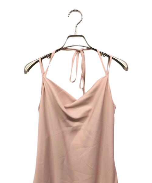 Snidel（スナイデル）Snidel (スナイデル) ホルターキャミワンピース ピンクの古着・服飾アイテム