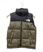 THE NORTH FACEザ ノース フェイス）の古着「ダウンジャケット」｜ブラック×グリーン