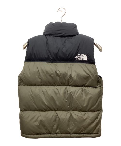 THE NORTH FACE（ザ ノース フェイス）THE NORTH FACE (ザ ノース フェイス) ダウンジャケット ブラック×グリーン サイズ:Sの古着・服飾アイテム