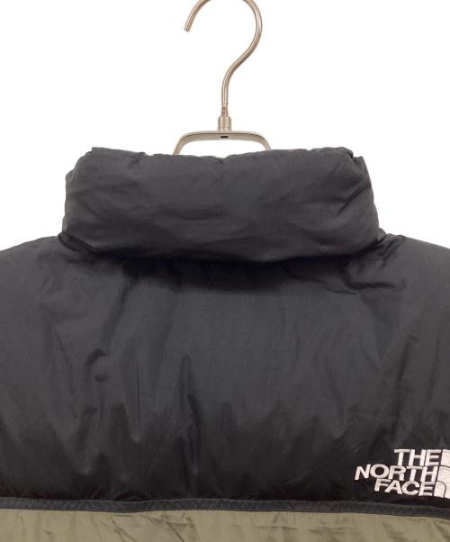 THE NORTH FACE（ザ ノース フェイス）THE NORTH FACE (ザ ノース フェイス) ダウンジャケット ブラック×グリーン サイズ:Sの古着・服飾アイテム