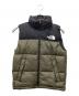 THE NORTH FACE（ザ ノース フェイス）の古着「ダウンジャケット」｜ブラック×グリーン