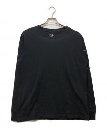 New Era×YOHJI YAMAMOTO（ニューエラ×ヨウジヤマモト）の古着「 LS COTTON TEE YY S」｜ブラック