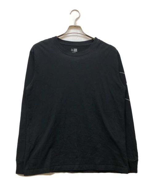 New Era（ニューエラ）New Era (ニューエラ) YOHJI YAMAMOTO (ヨウジヤマモト)  LS COTTON TEE YY S ブラック サイズ:Mの古着・服飾アイテム