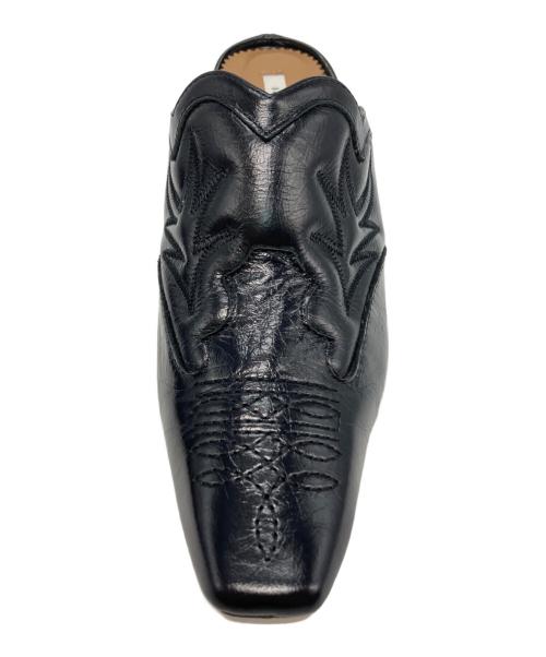 Ameri（アメリ）AMERI (アメリ) EDGY WESTERN MULE ブラック サイズ:Lの古着・服飾アイテム