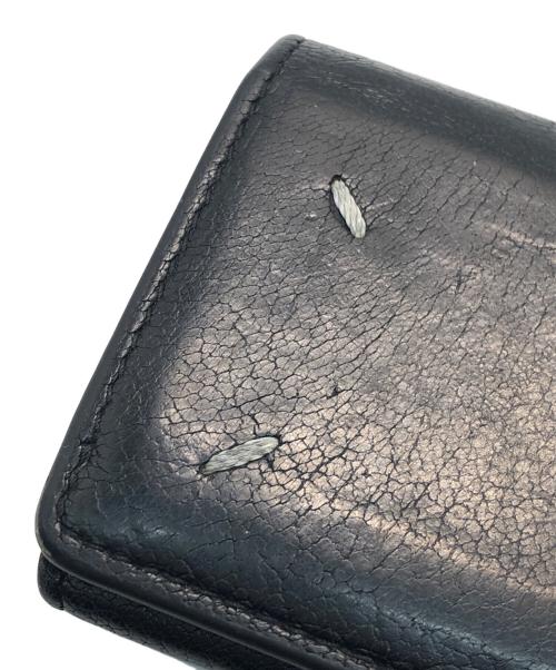 Maison Margiela（メゾンマルジェラ）Maison Margiela (メゾンマルジェラ) 3つ折り財布 ブラックの古着・服飾アイテム