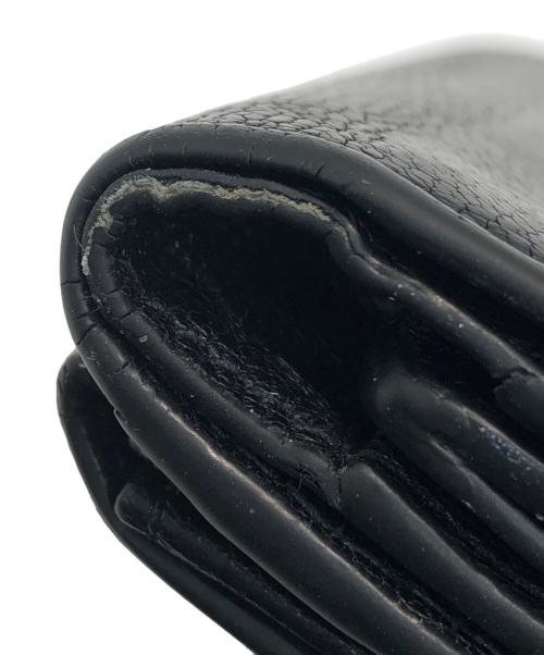 Maison Margiela（メゾンマルジェラ）Maison Margiela (メゾンマルジェラ) 3つ折り財布 ブラックの古着・服飾アイテム