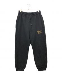 WACKO MARIA（ワコマリア）の古着「刺繍ロゴスウェットパンツ」｜ブラック