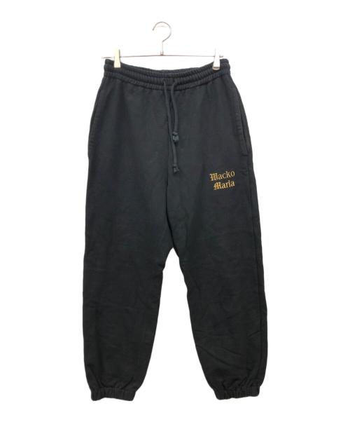 WACKO MARIA（ワコマリア）WACKO MARIA (ワコマリア) 刺繍ロゴスウェットパンツ ブラック サイズ:Sの古着・服飾アイテム