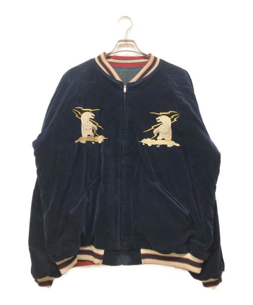 東洋エンタープライズ（トウヨウエンタープライズ）東洋エンタープライズ (トウヨウエンタープライズ) Mid 1950s Style Velveteen Souvenir Jacket ブラック サイズ:XXXLの古着・服飾アイテム