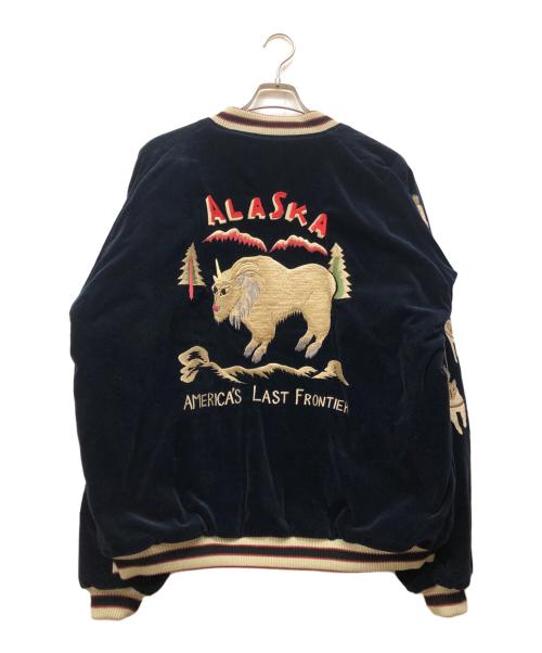 東洋エンタープライズ（トウヨウエンタープライズ）東洋エンタープライズ (トウヨウエンタープライズ) Mid 1950s Style Velveteen Souvenir Jacket ブラック サイズ:XXXLの古着・服飾アイテム