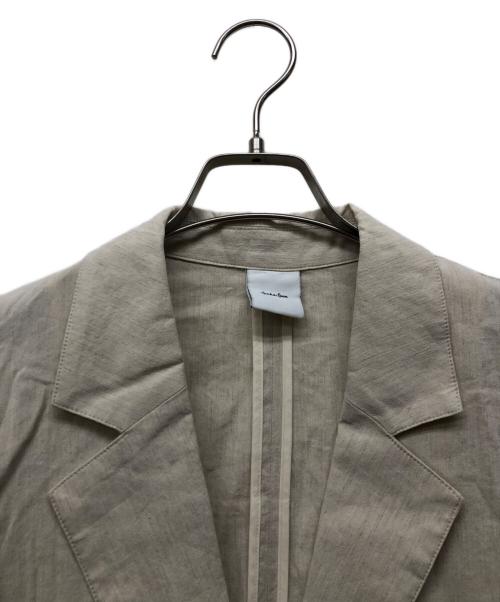 Spick and Span（スピック＆スパン）Spick and Span (スピック＆スパン) レーヨンリネンストレッチルーズジャケット アイボリー サイズ:38の古着・服飾アイテム
