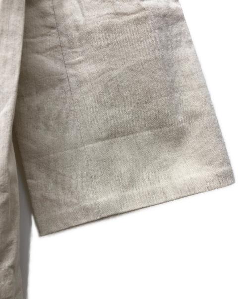 Spick and Span（スピック＆スパン）Spick and Span (スピック＆スパン) レーヨンリネンストレッチルーズジャケット アイボリー サイズ:38の古着・服飾アイテム