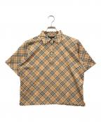 BURBERRY GOLFバーバリーゴルフ）の古着「ノヴァチェック ポロシャツ」｜ベージュ