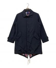 FRED PERRY（フレッドペリー）の古着「ステンカラーコート」｜ネイビー