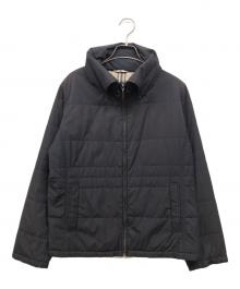 BURBERRY LONDON（バーバリーロンドン）の古着「裏ノヴァチェック中綿ジャケット」｜ネイビー