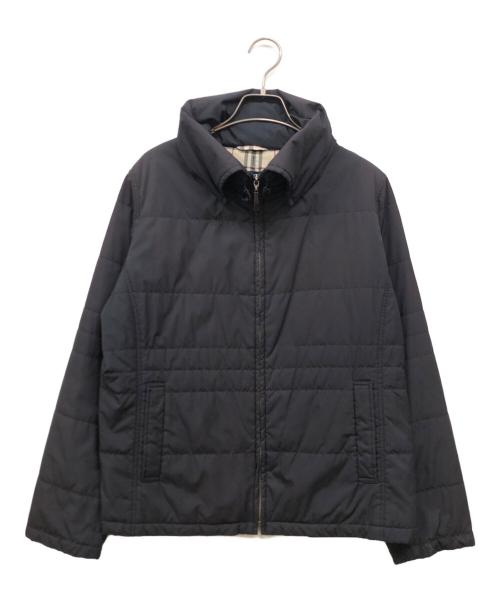 BURBERRY LONDON（バーバリーロンドン）BURBERRY LONDON (バーバリーロンドン) 裏ノヴァチェック中綿ジャケット ネイビー サイズ:13の古着・服飾アイテム