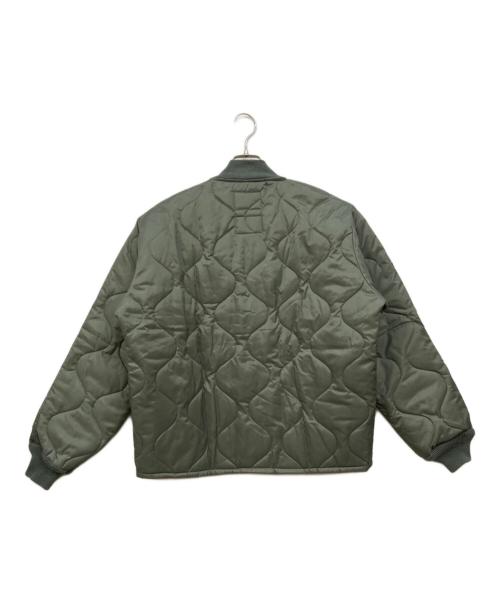 US ARMY（ユーエスアーミー）US ARMY (ユーエスアーミー) キルティングライナージャケット グリーン サイズ:Mの古着・服飾アイテム