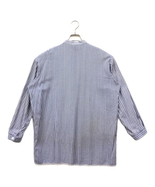USED（ユーズド）USED (ユーズド) チェコ軍ストライプシャツ ブルー サイズ:43/44の古着・服飾アイテム