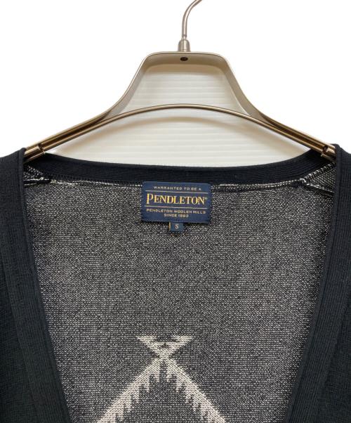 JOURNAL STANDARD（ジャーナルスタンダード）JOURNAL STANDARD (ジャーナルスタンダード) PENDLETON (ペンドルトン) 別注 EAGLE カーディガン ブラック サイズ:Sの古着・服飾アイテム