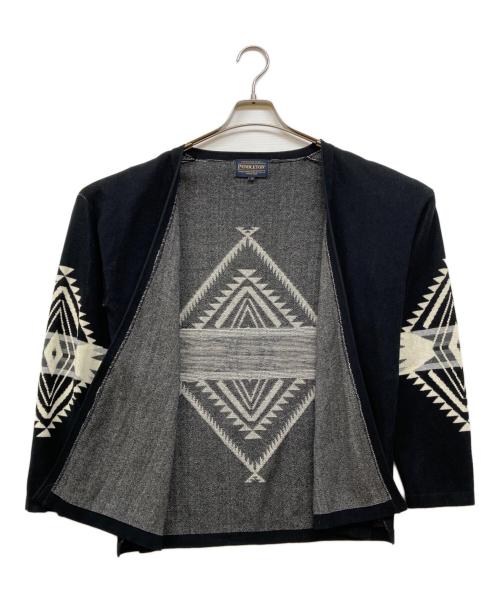 JOURNAL STANDARD（ジャーナルスタンダード）JOURNAL STANDARD (ジャーナルスタンダード) PENDLETON (ペンドルトン) 別注 EAGLE カーディガン ブラック サイズ:Sの古着・服飾アイテム